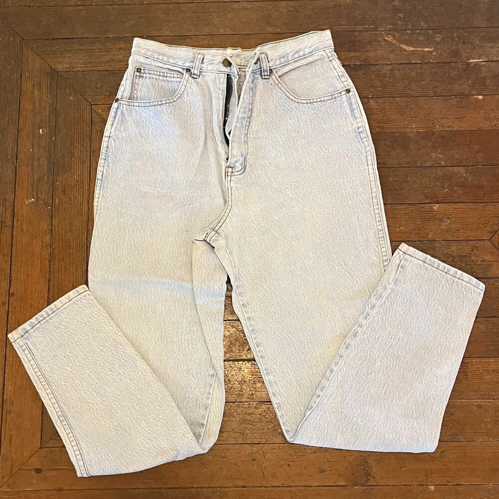 Palmetto Women’s White Wash Jeans Size 10 100% Cotton